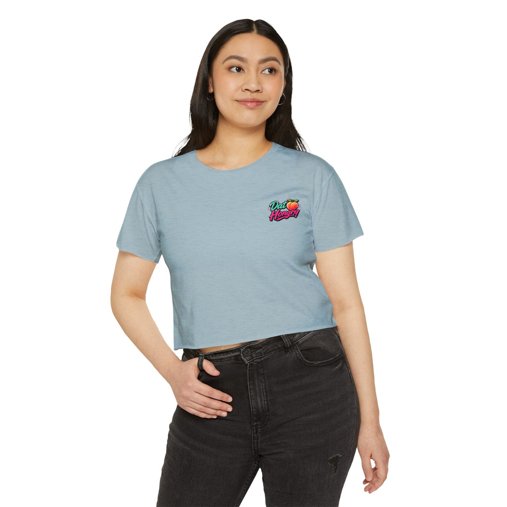 Crop Top — "Me Too! Let's Do It" Pink
