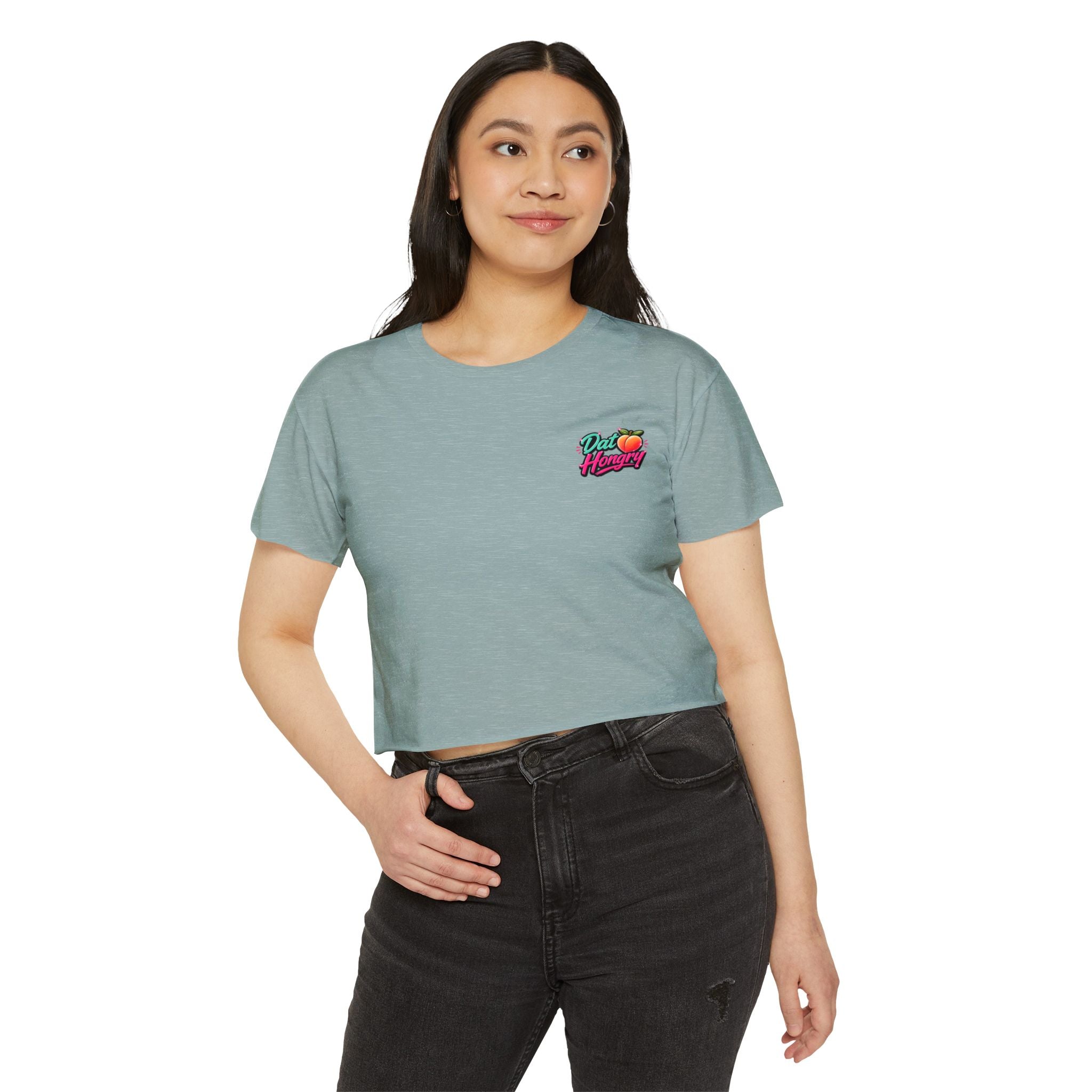 Crop Top — "Me Too! Let's Do It" Pink
