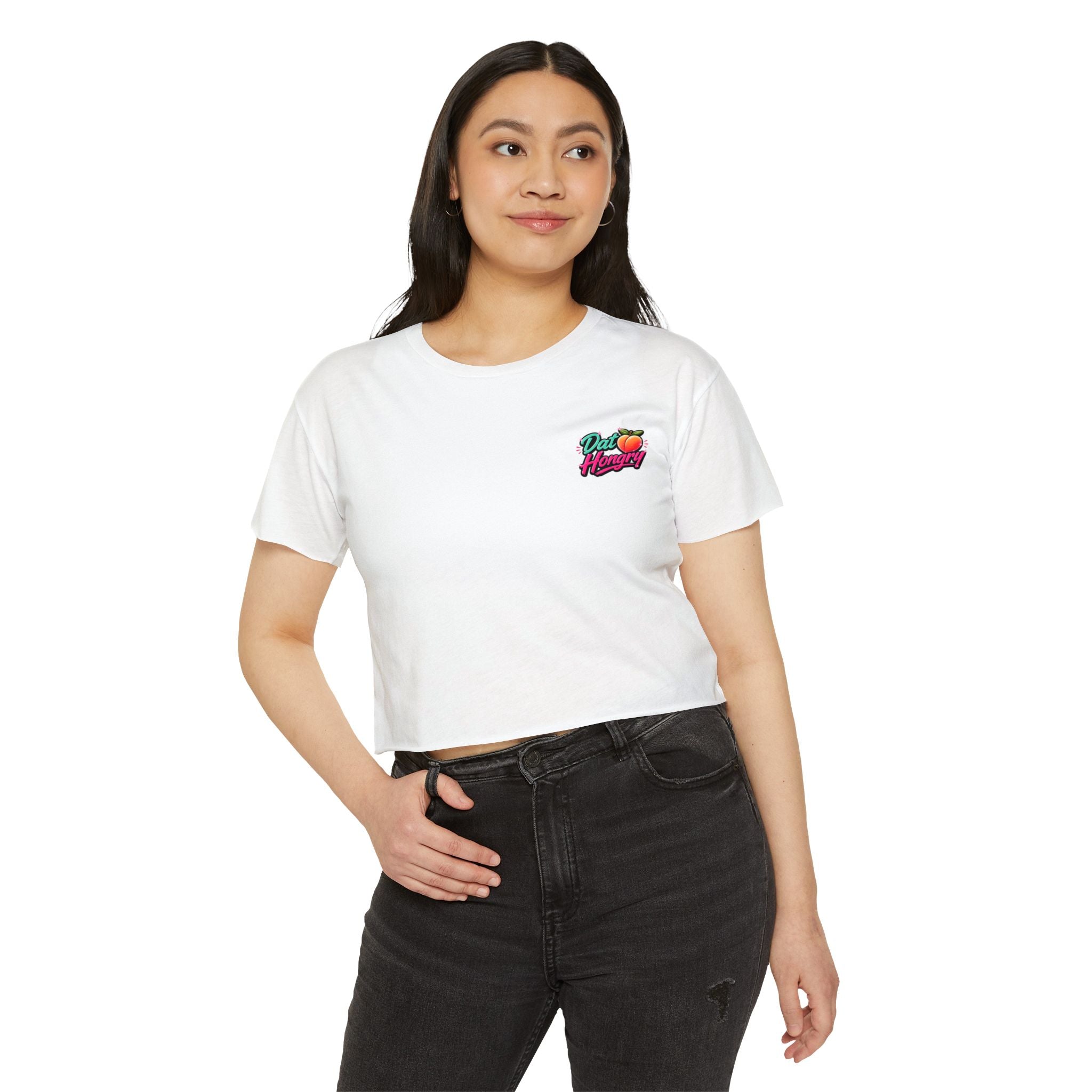 Crop Top — "Me Too! Let's Do It" Pink