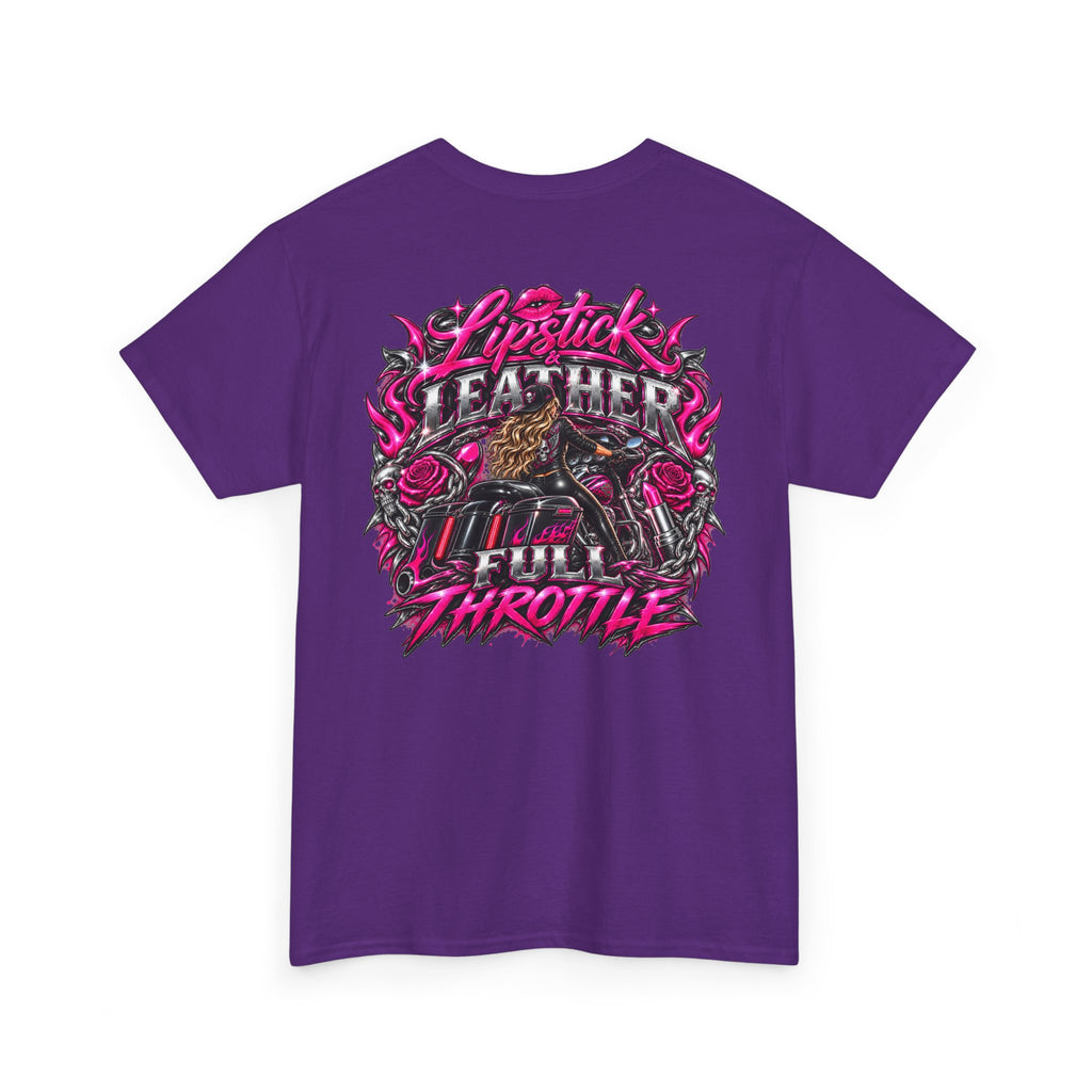 FTF-Lipstick & Leather Full Throttle T-Shirt