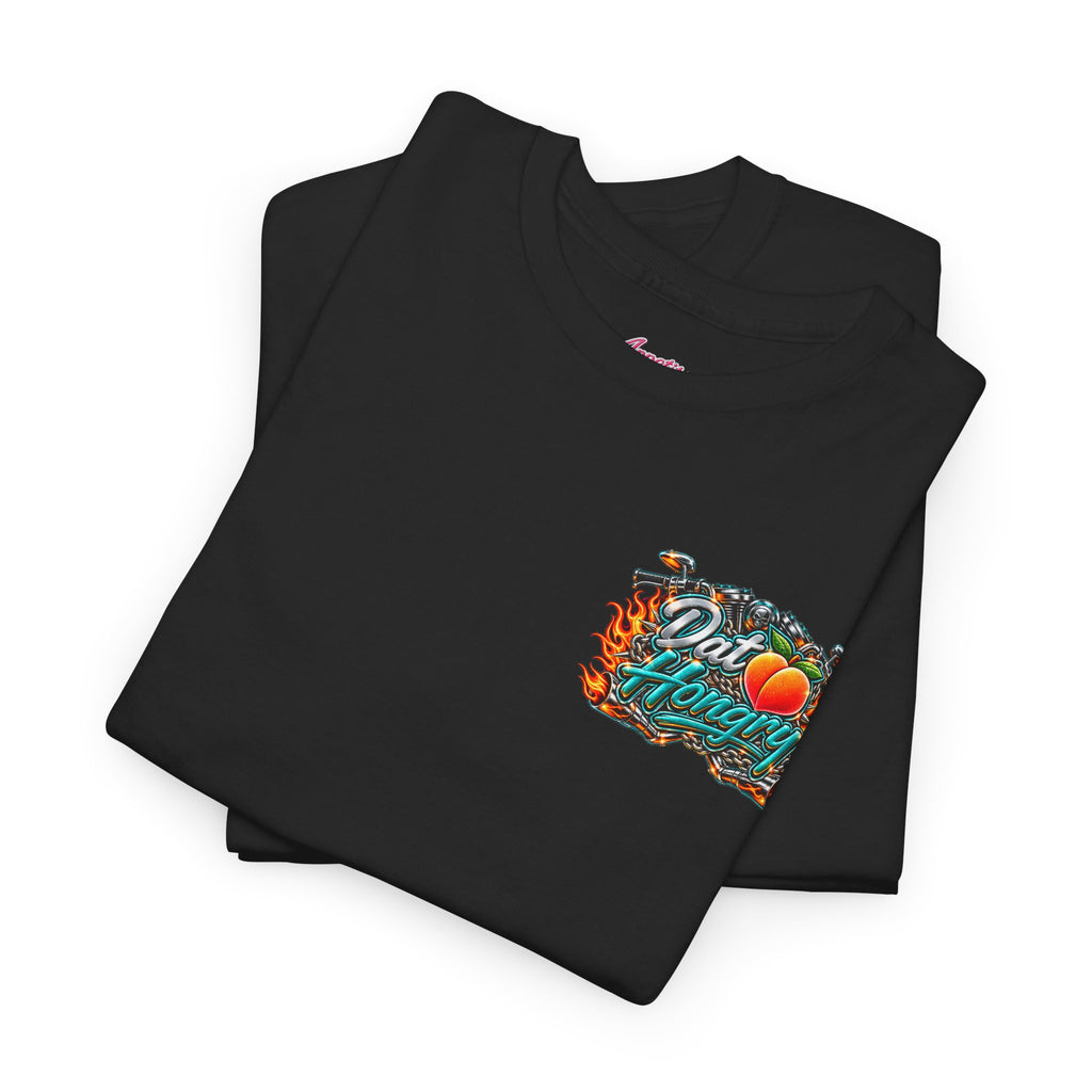 T‑Shirt — "Me Too! Let's Do It" Teal Retro Motorcycle Graphic Tee