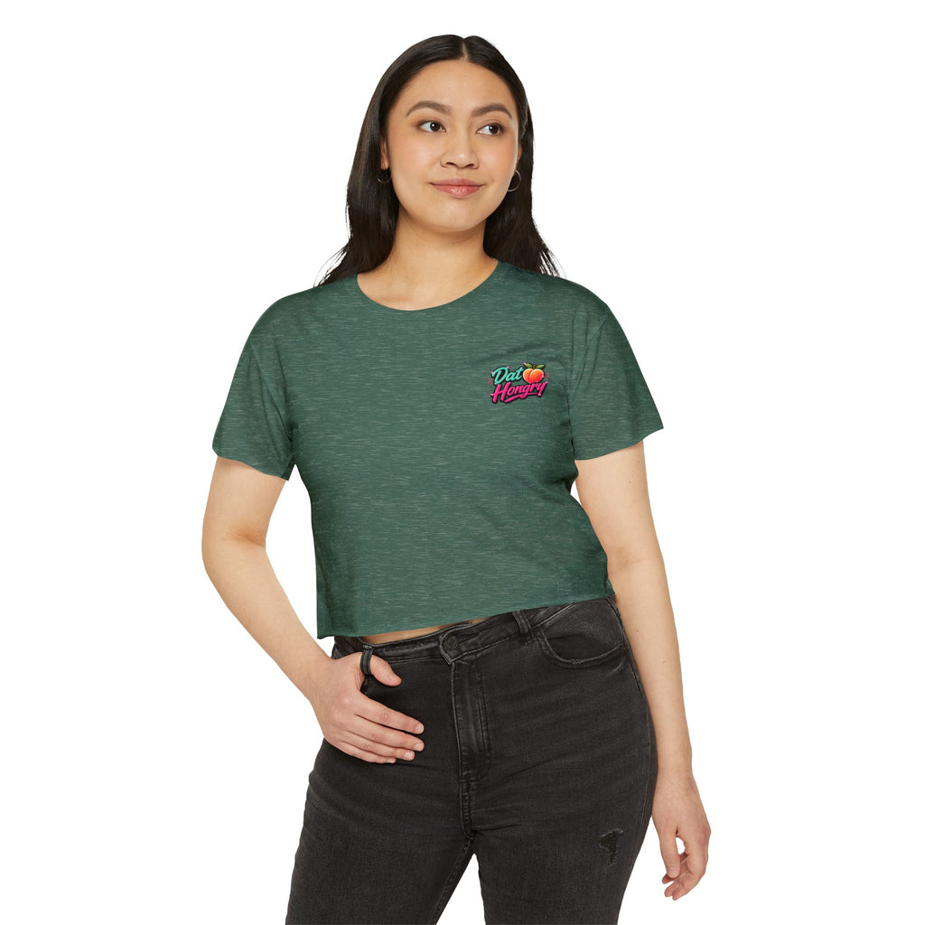 Crop Top — "Me Too! Let's Do It" Pink