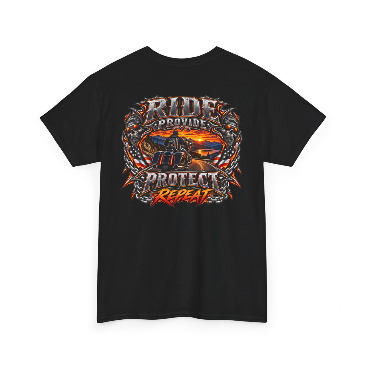 FTF-Ride Provide Protect Repeat Tee