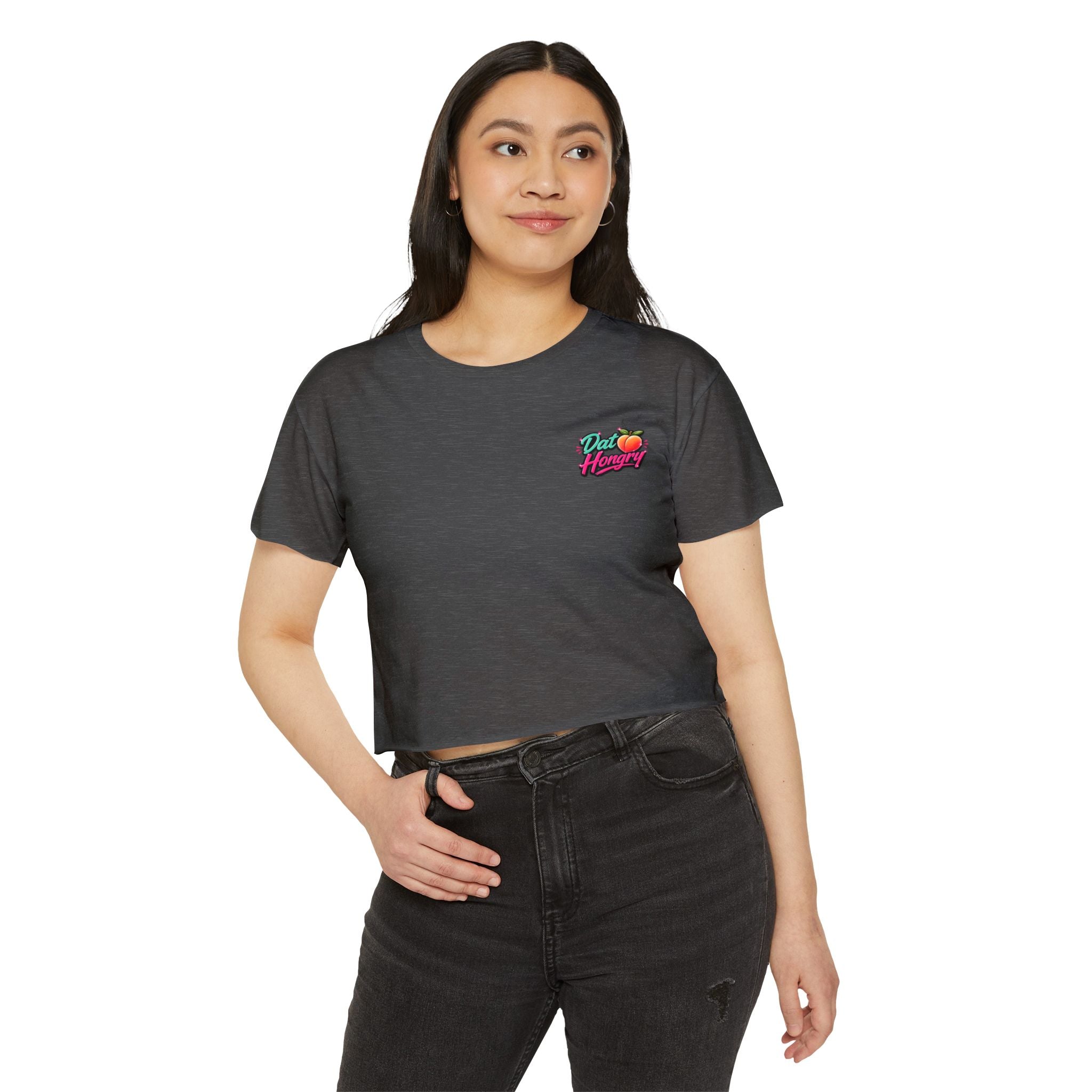 Crop Top — "Me Too! Let's Do It" Pink