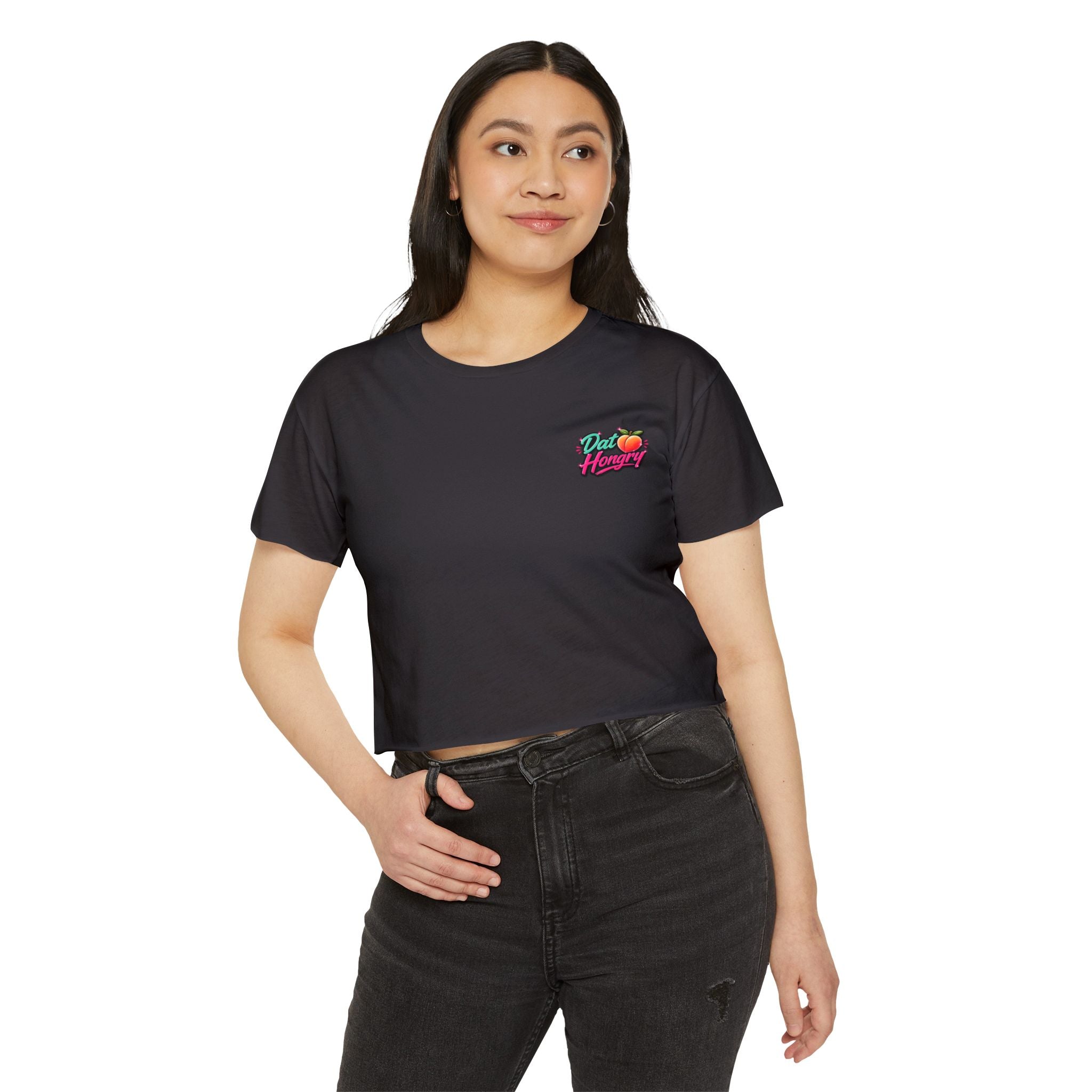 Crop Top — "Me Too! Let's Do It" Pink