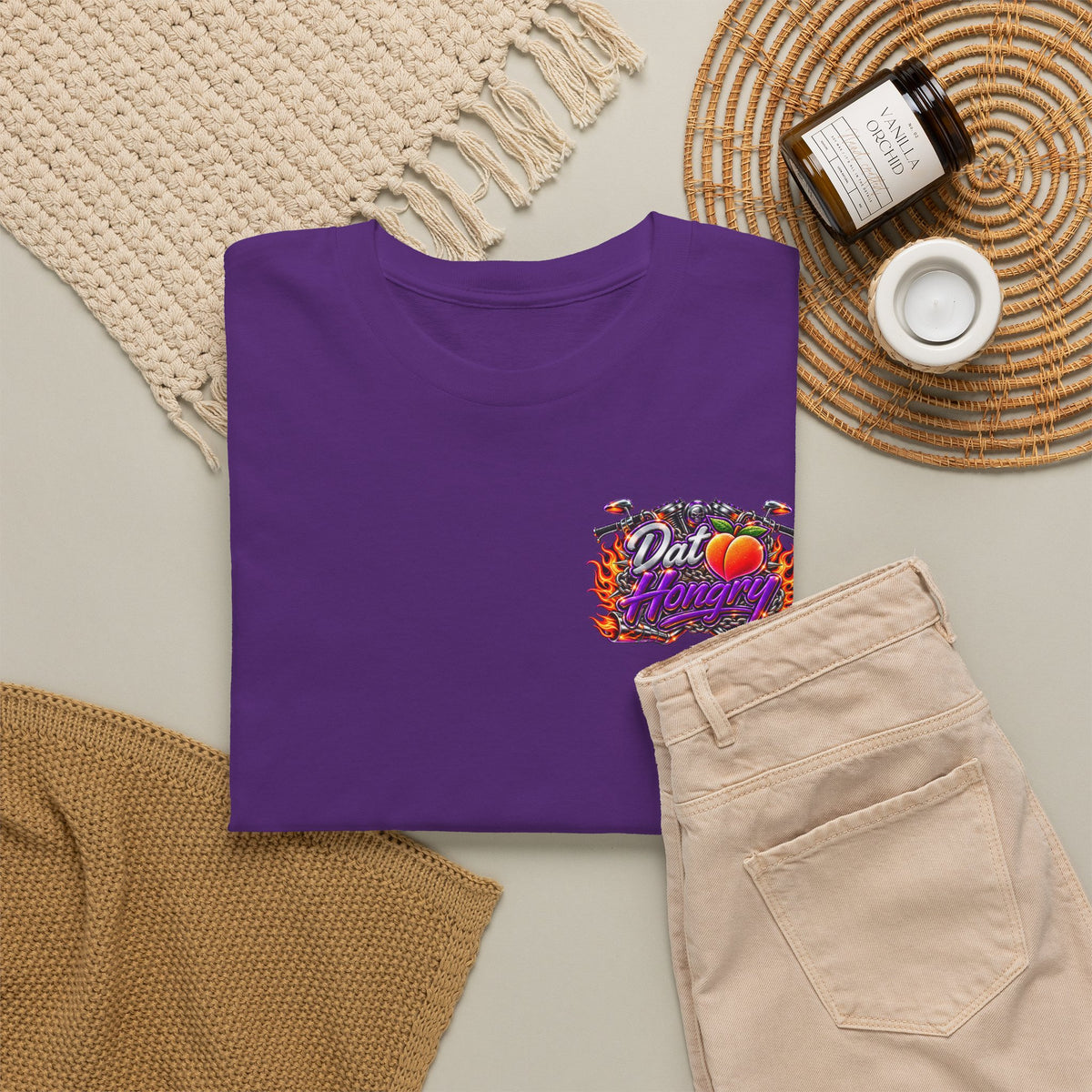 T-Shirt — "Me Too! Let's Do It" Purple Vintage Motorcycle Graphic Tee