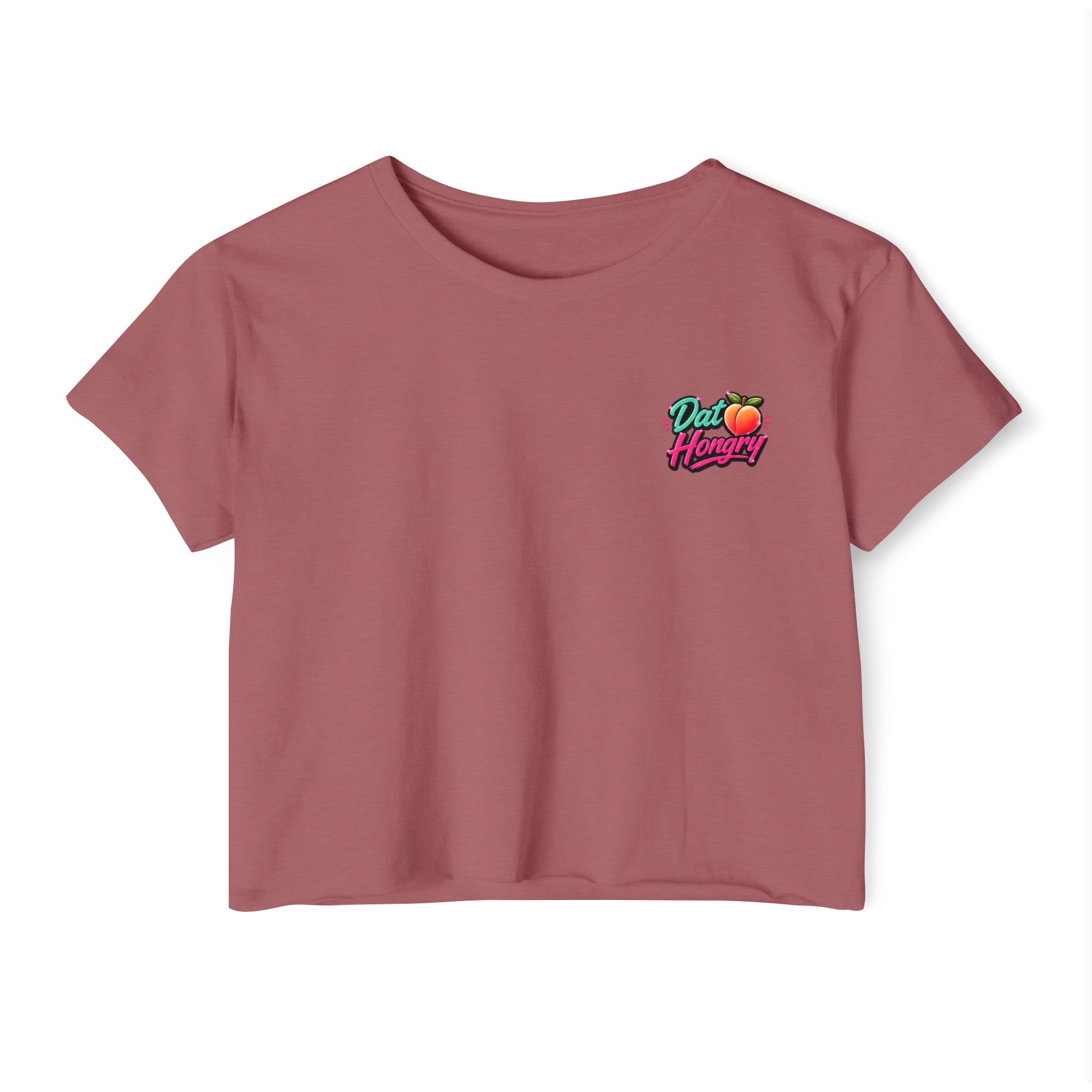 Crop Top — "Me Too! Let's Do It" Pink