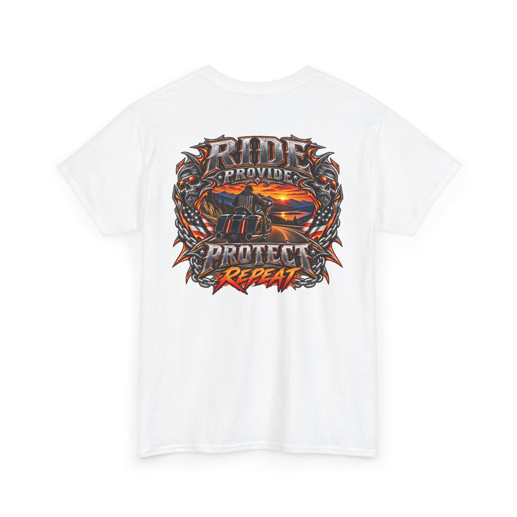 FTF-Ride Provide Protect Repeat Tee