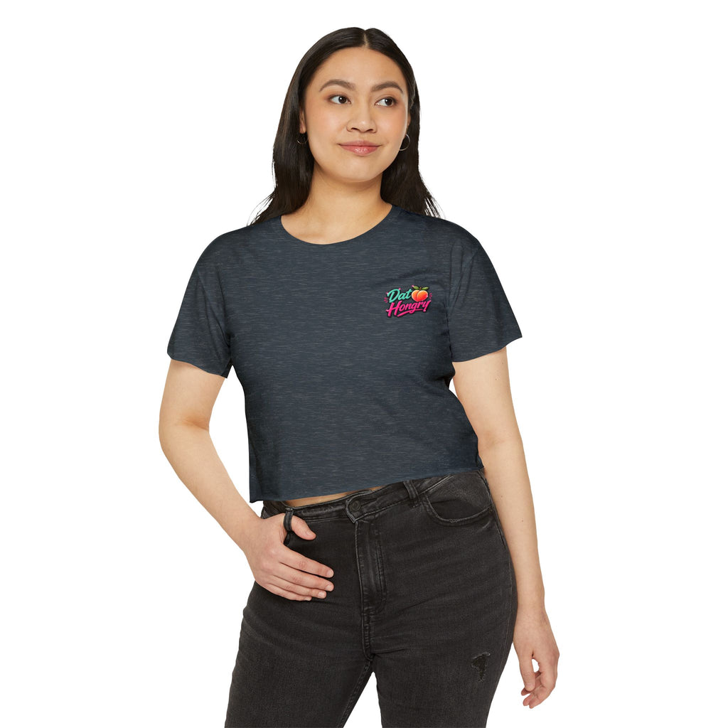 Crop Top — "Me Too! Let's Do It" Pink