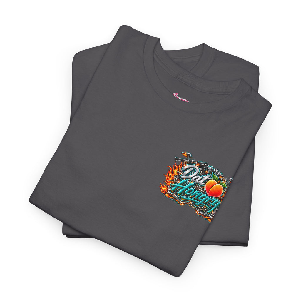 T‑Shirt — "Me Too! Let's Do It" Teal Retro Motorcycle Graphic Tee
