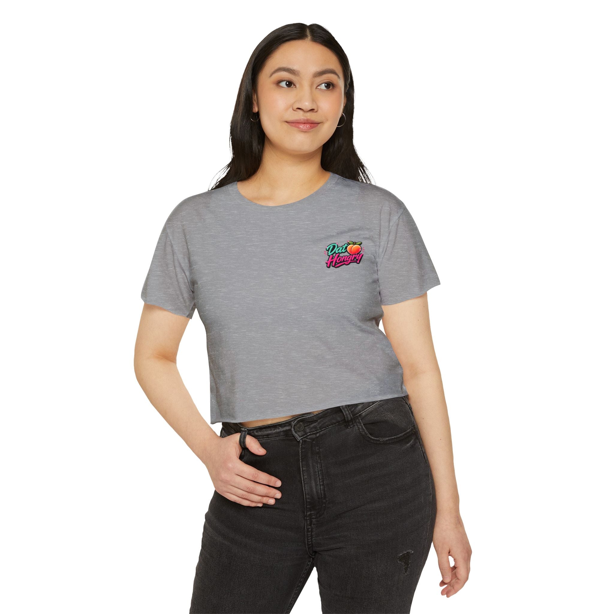Crop Top — "Me Too! Let's Do It" Pink