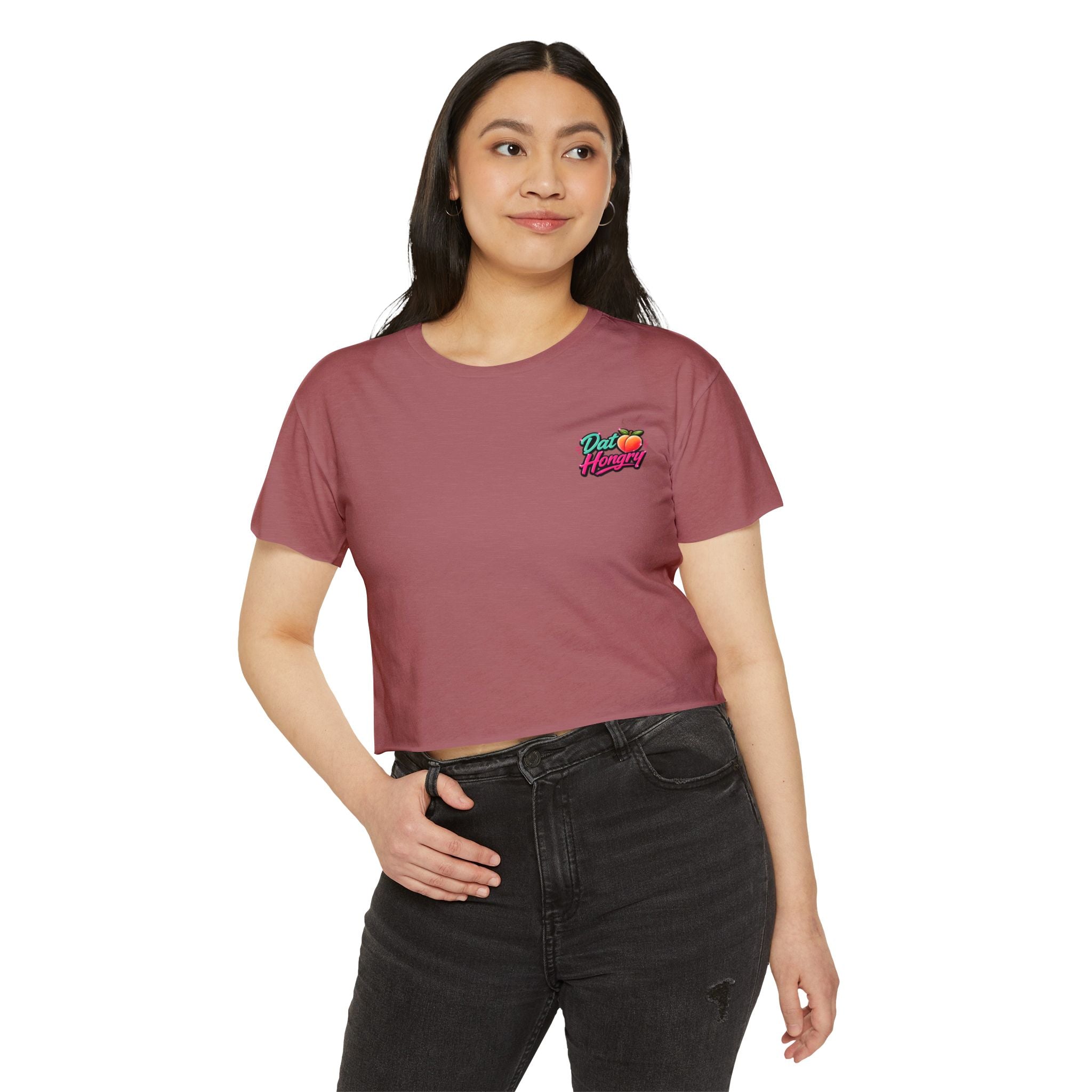 Crop Top — "Me Too! Let's Do It" Pink